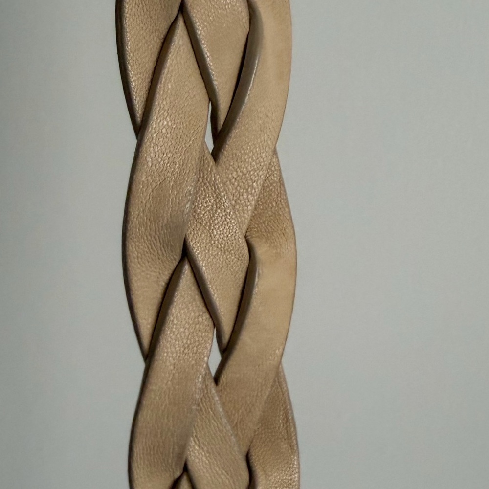 Streets Ahead Braided Tan Leather Belt - Picture 7 of 10